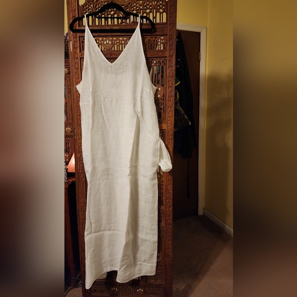 Linen Slip Dress - Picture 2 of 5
